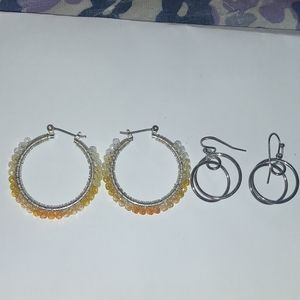 Silver Hoop Earrings
